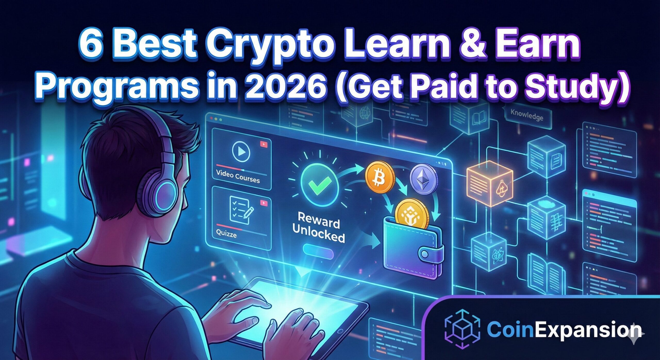 6 Best Crypto Learn and Earn Programs in 2026 (Get Paid to Study)