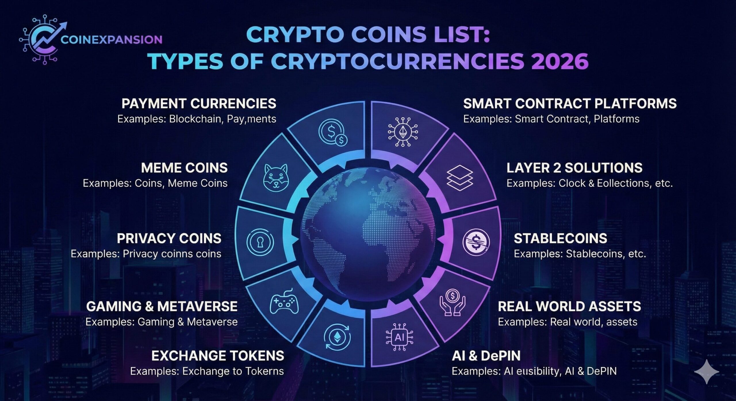 The Ultimate Crypto Coins List: 10 Perfect Types of Cryptocurrencies (2026 Edition)