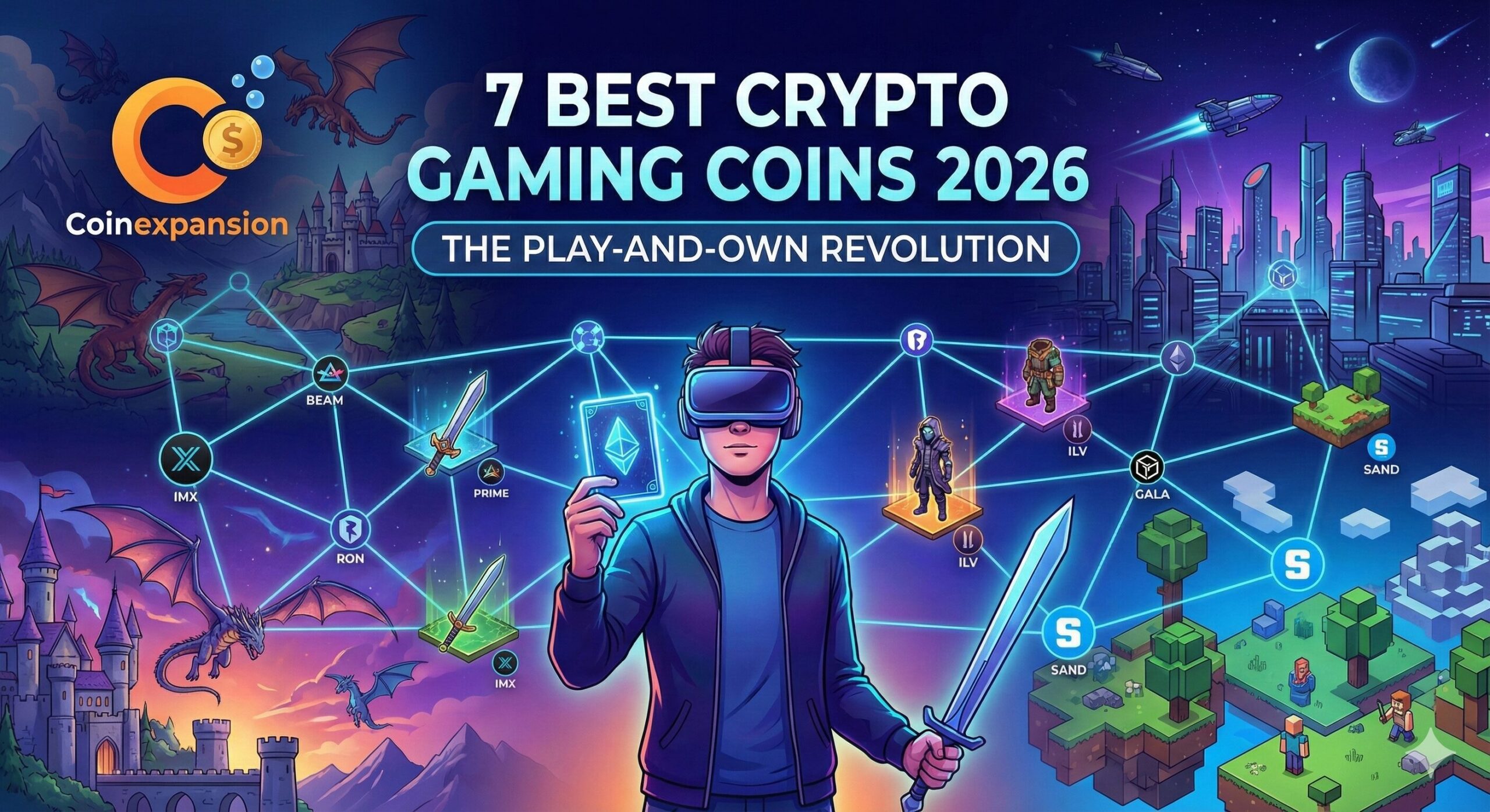 Top Gaming Coins List 2026 with 100x potential - Where to Buy Best Gaming Coins