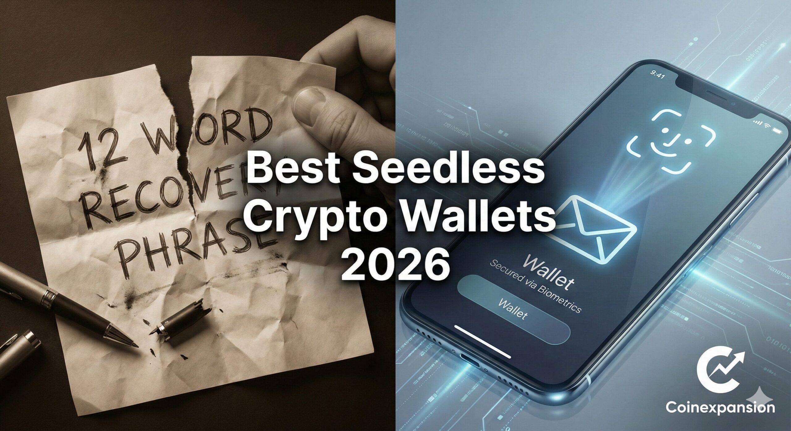 Best Seedless Crypto Wallets 2026: No More Recovery Phrases