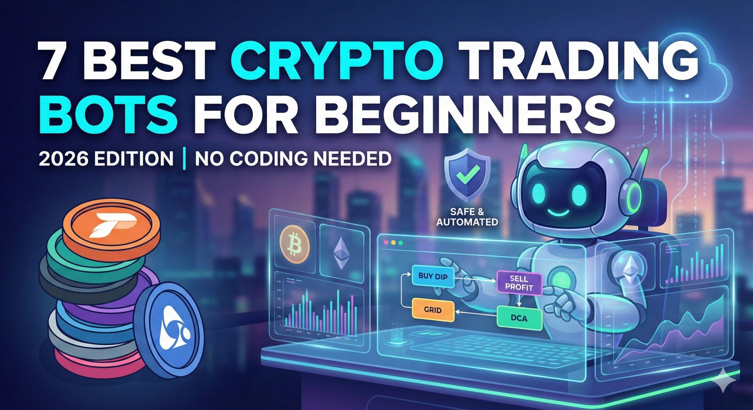 7 Best Crypto Trading Bots for Beginners in 2026 (No Coding Needed)