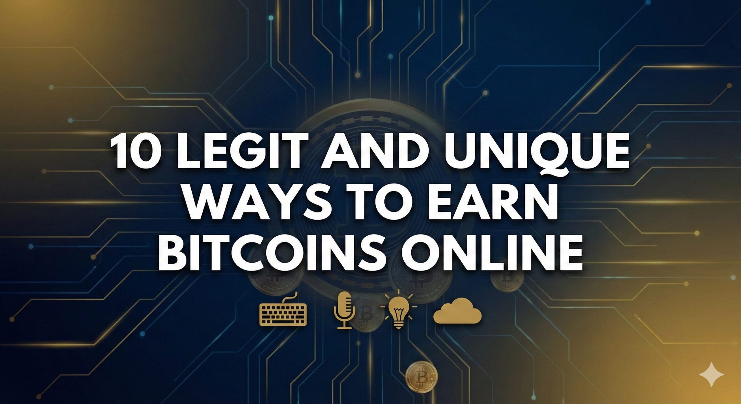 How to make bitcoins for free - 10 unique best ways to earn bitcoins 2026