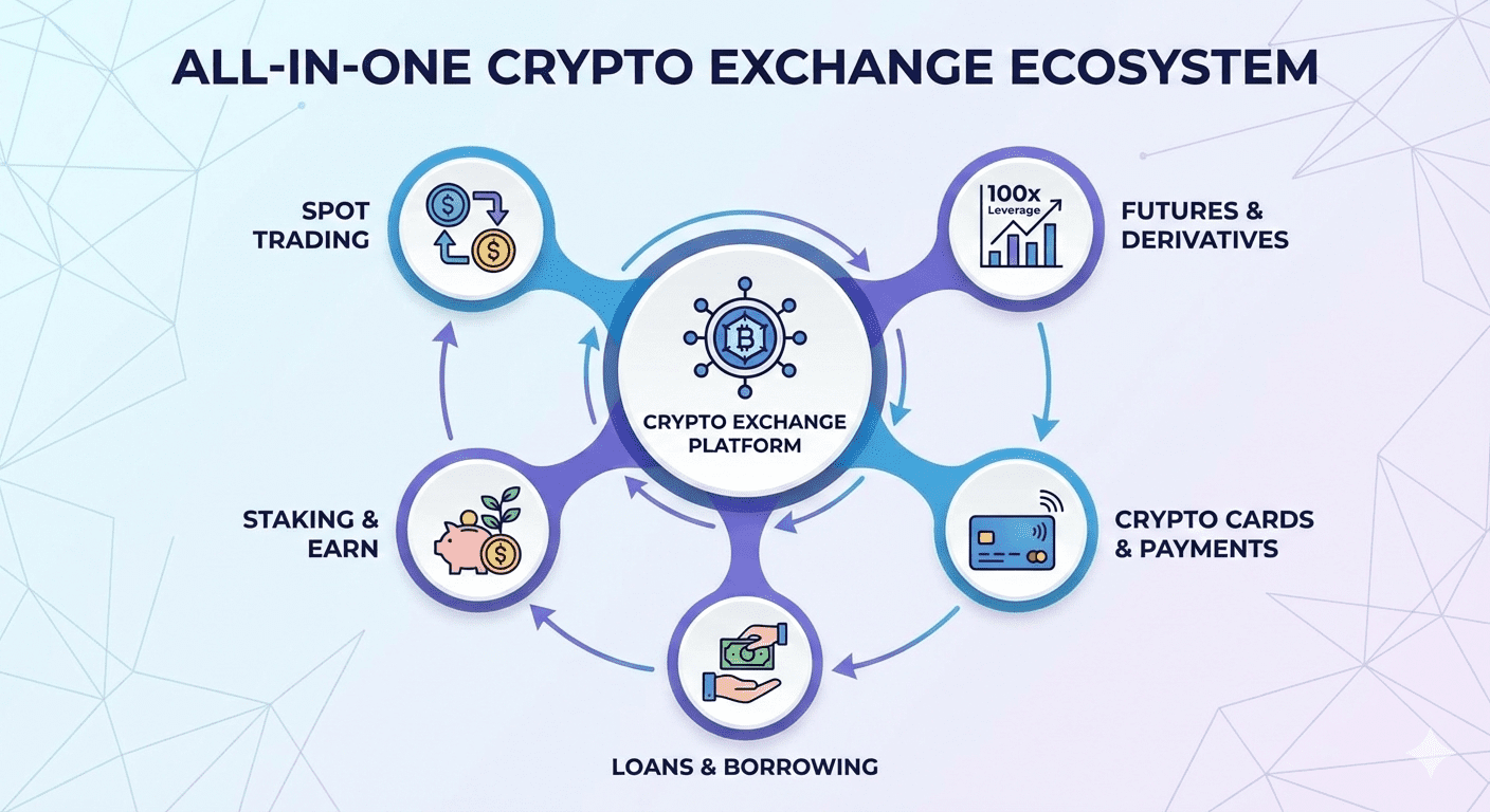 best all in one crypto exchange ecosystem