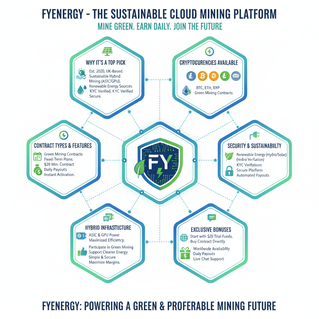 fyenergy one of the best trusted cloud mining sites