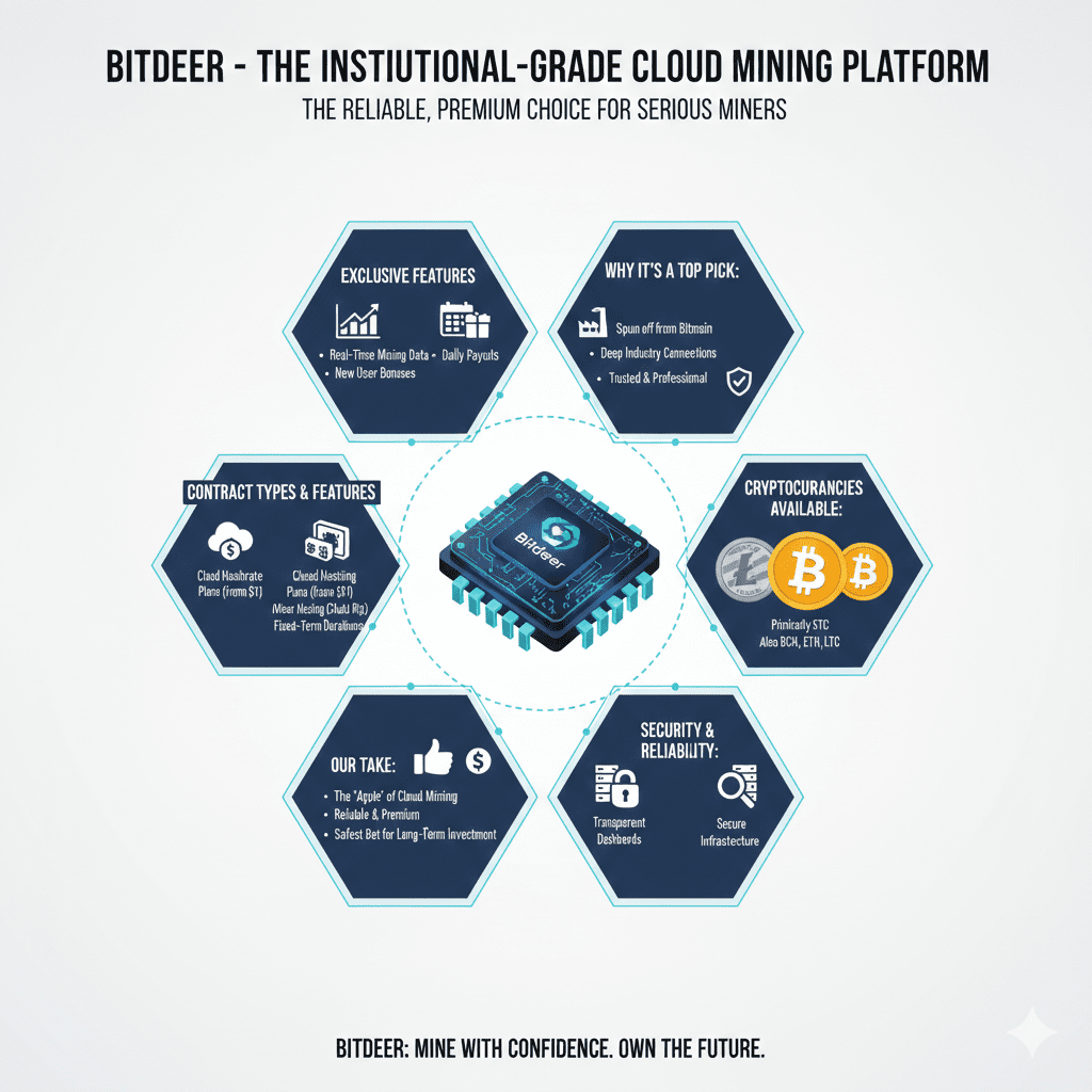 bitdeer one of the best trusted cloud mining sites