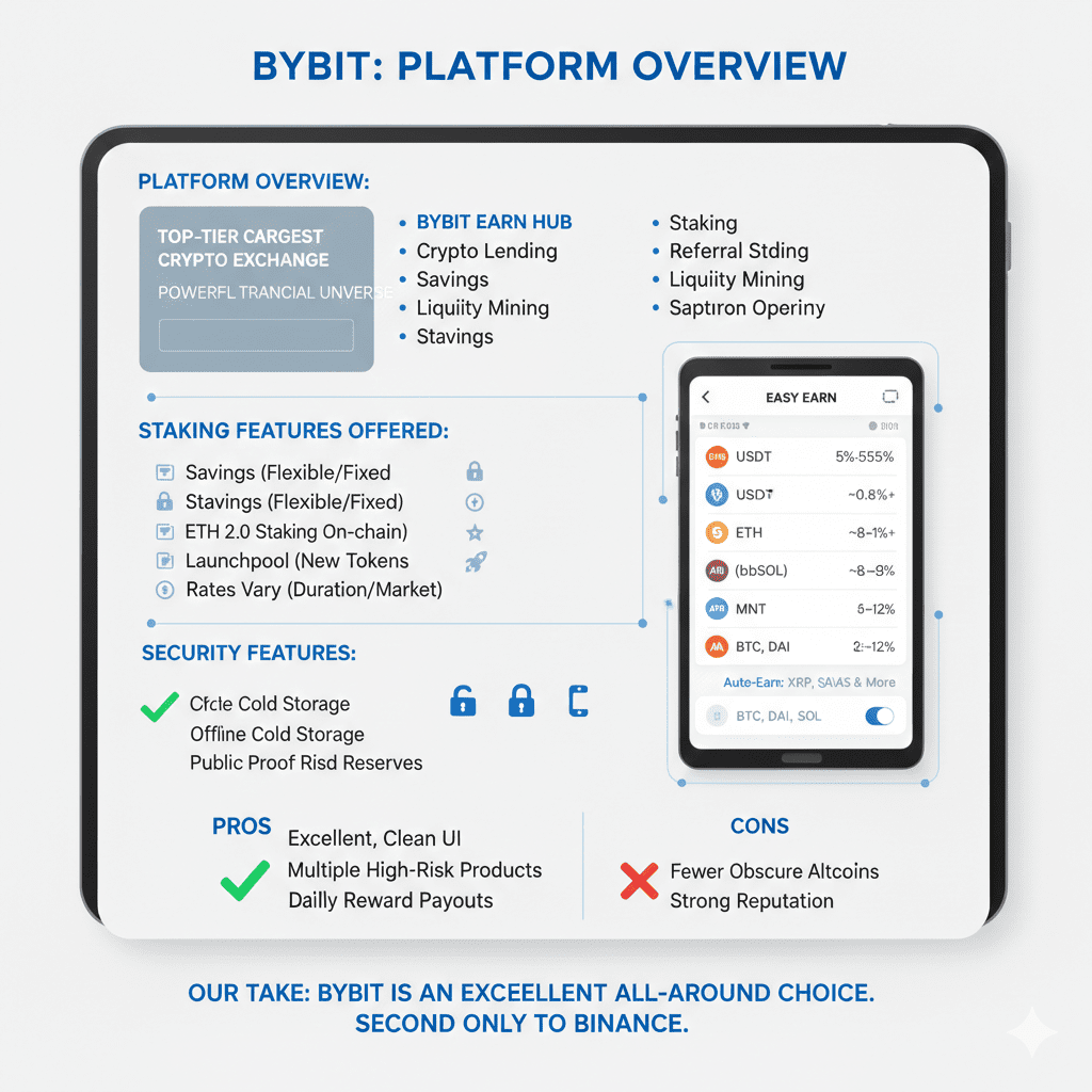 bybit one of the best crypto staking platforms