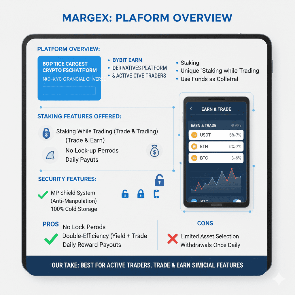 Margex is one of the best crypto staking platforms