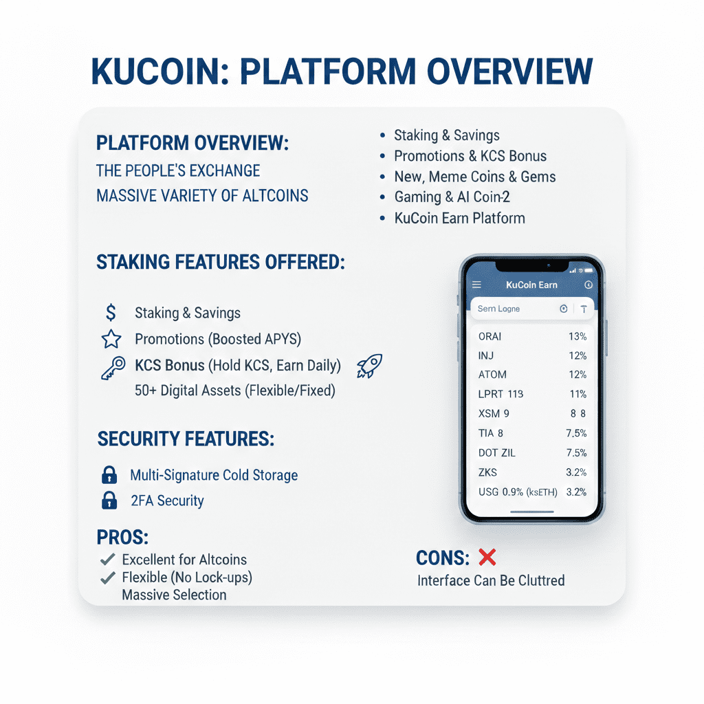 kucoin one of the best crypto staking platforms