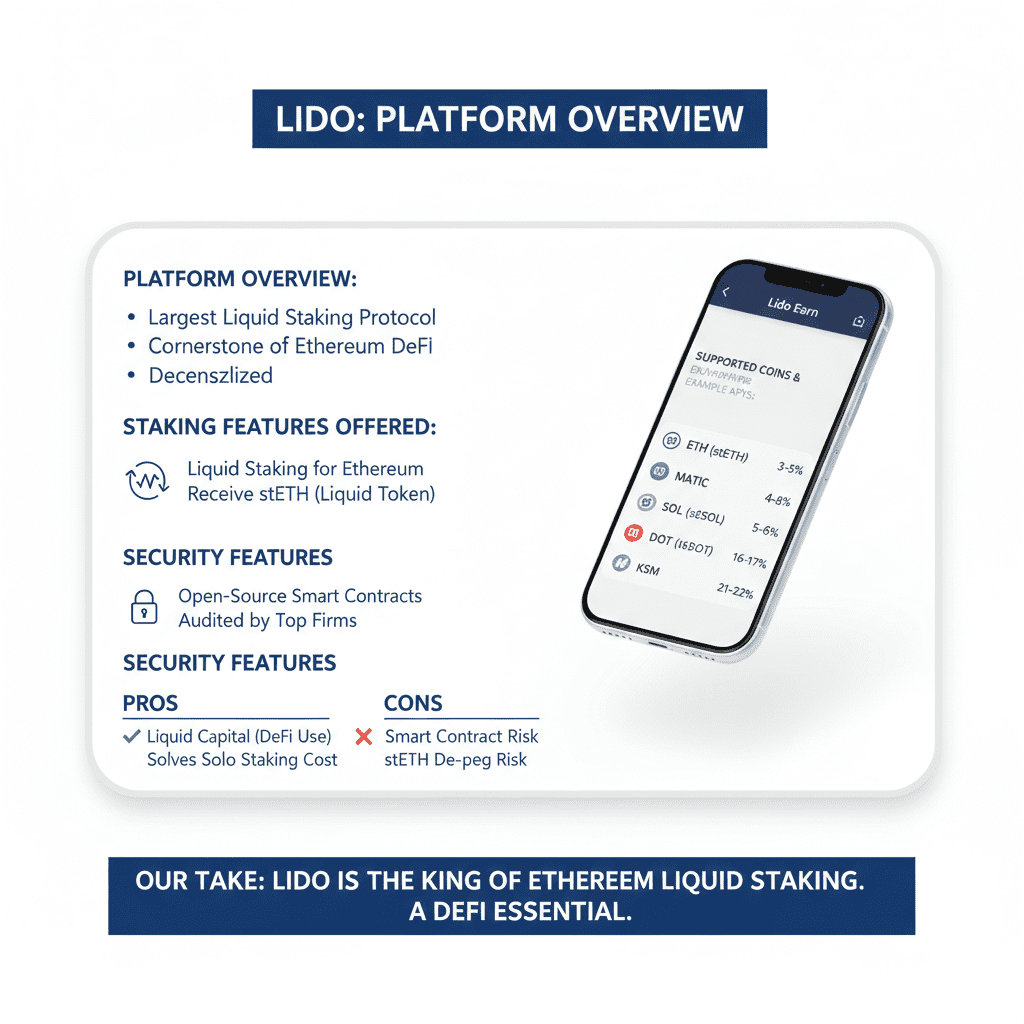 lido one of the best crypto staking platforms