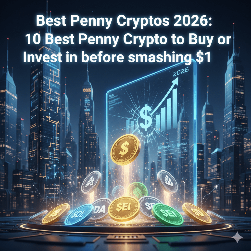 Best Penny Cryptos 2026: 10 Best Penny Crypto to Buy or Invest in before smashing $1
