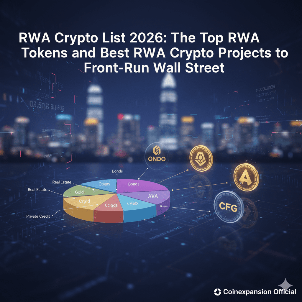 RWA Crypto List 2026: Top RWA Tokens and Best RWA Crypto Projects to Front-Run Wall Street
