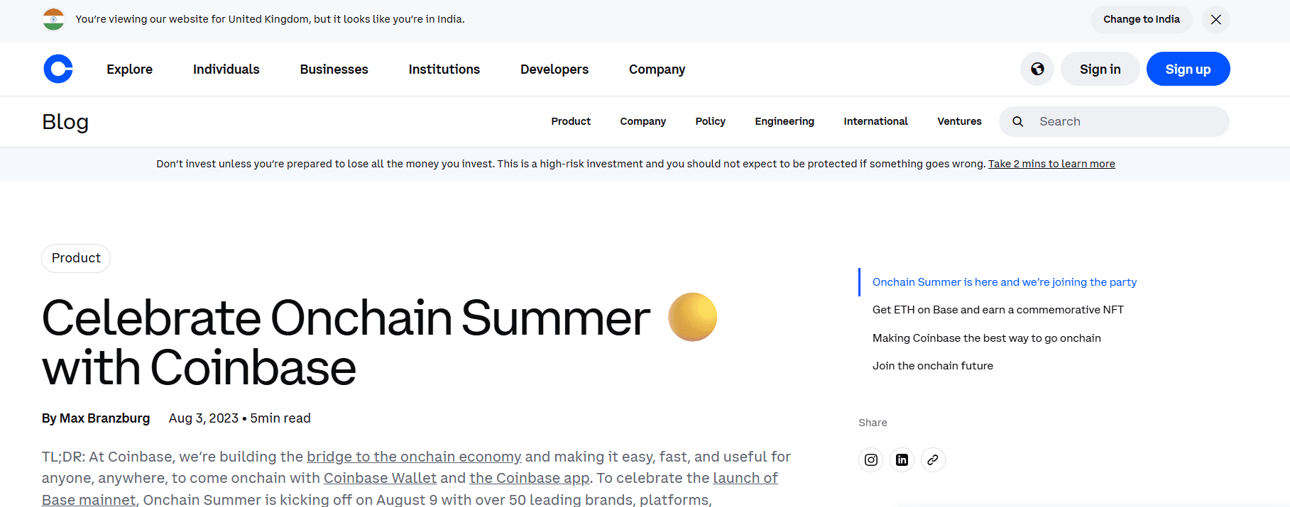 coinbase
