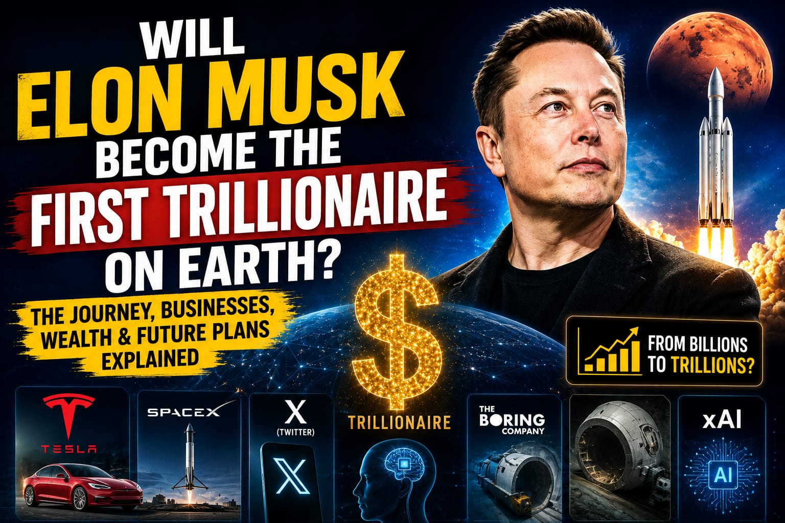 will elon musk become first trillionaire 