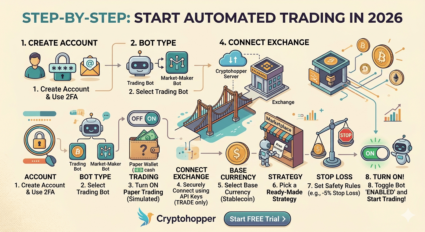 start automated trading in 2026