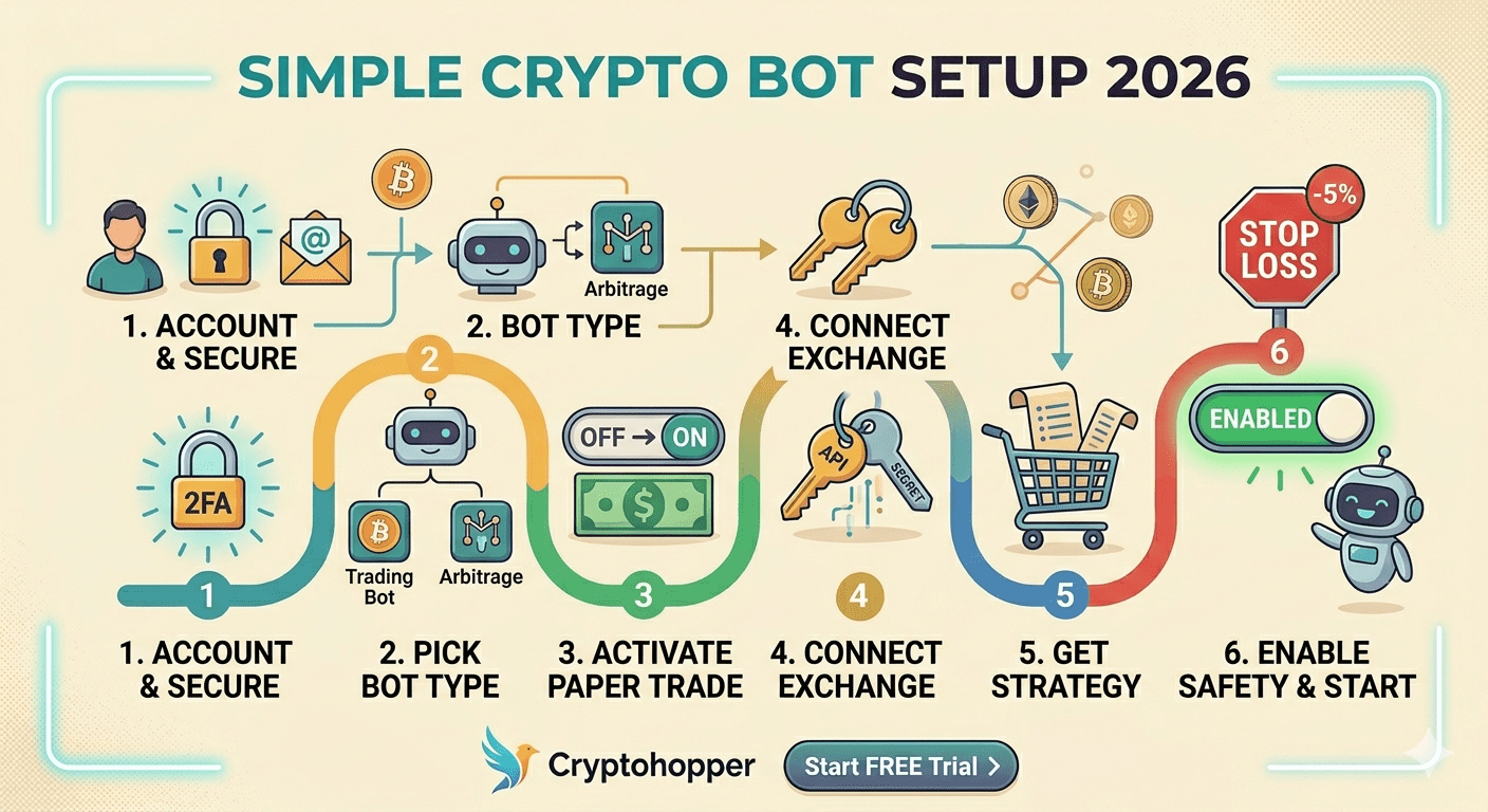 simple crypto bot setup 2026