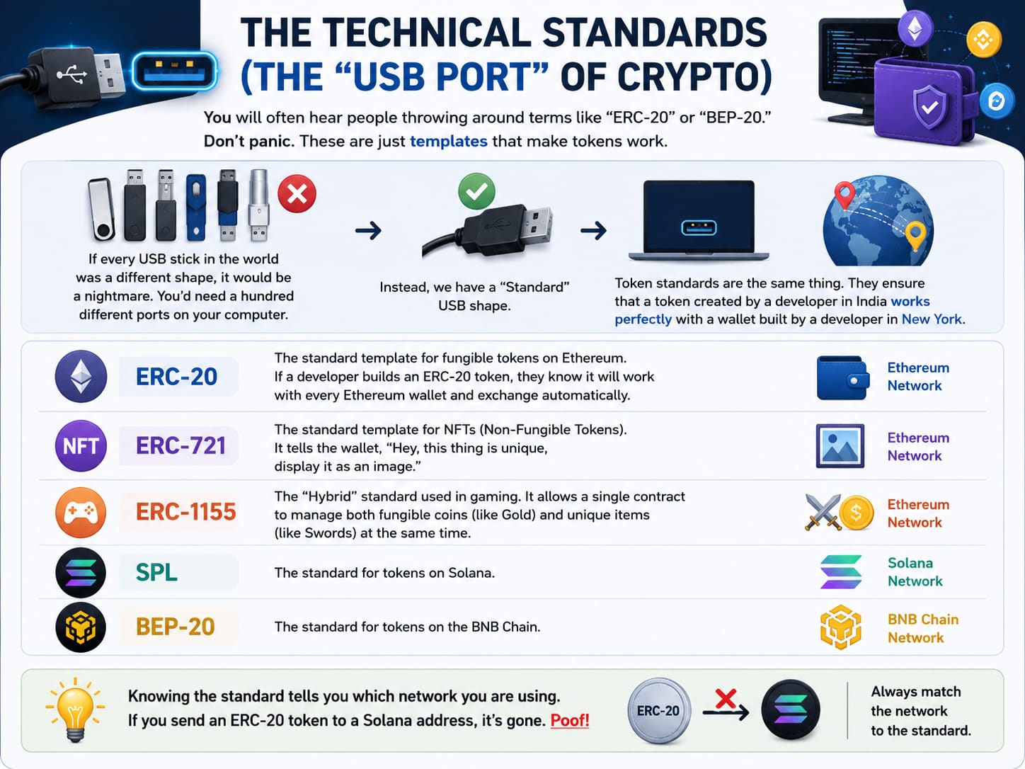 crypto token standards explained