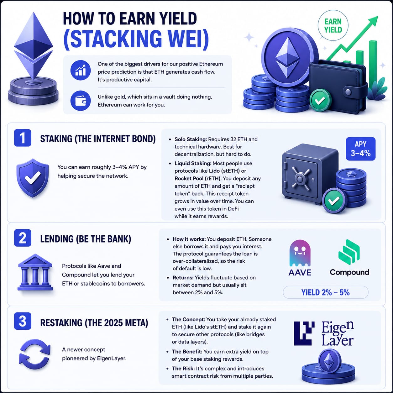 how to earn yield?