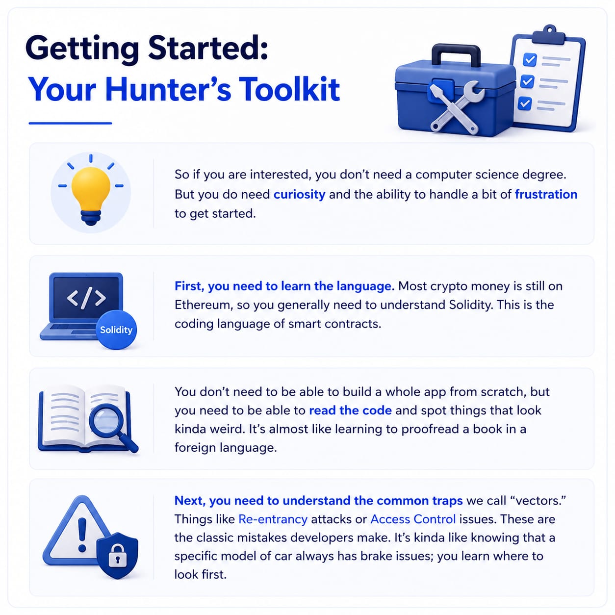 getting started: your hunter's toolkit