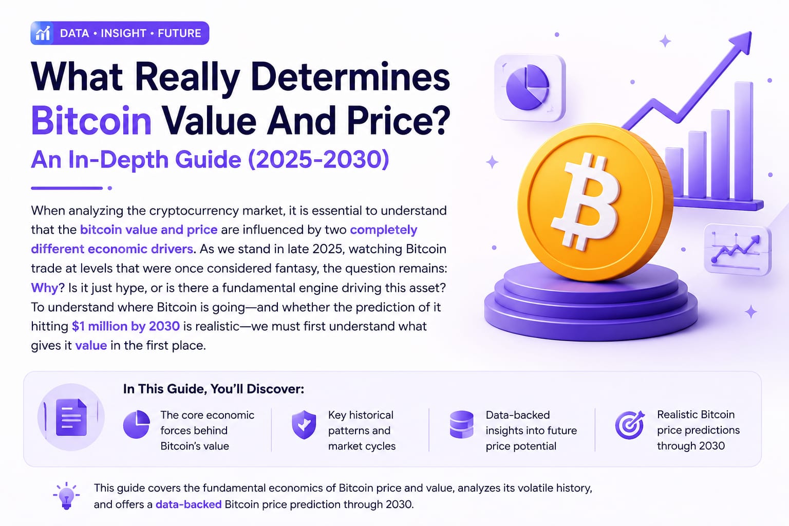 what really determines bitcoin value and price?