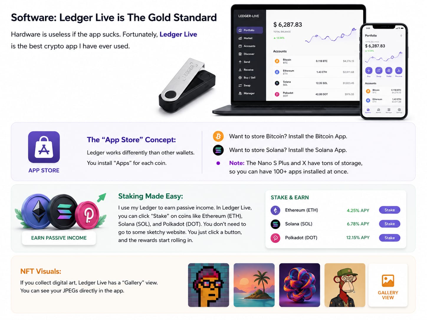 software : ledger live is this gold standard