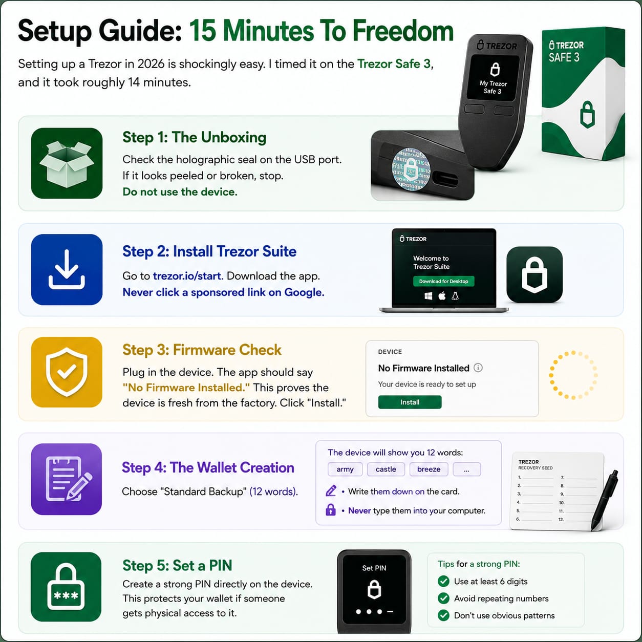 setup guide: 15 minutes to freedom